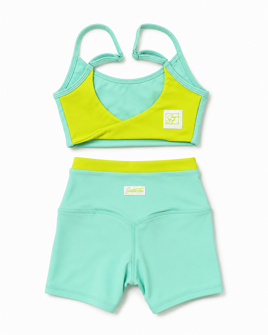 The Duo Short: Mint Lime