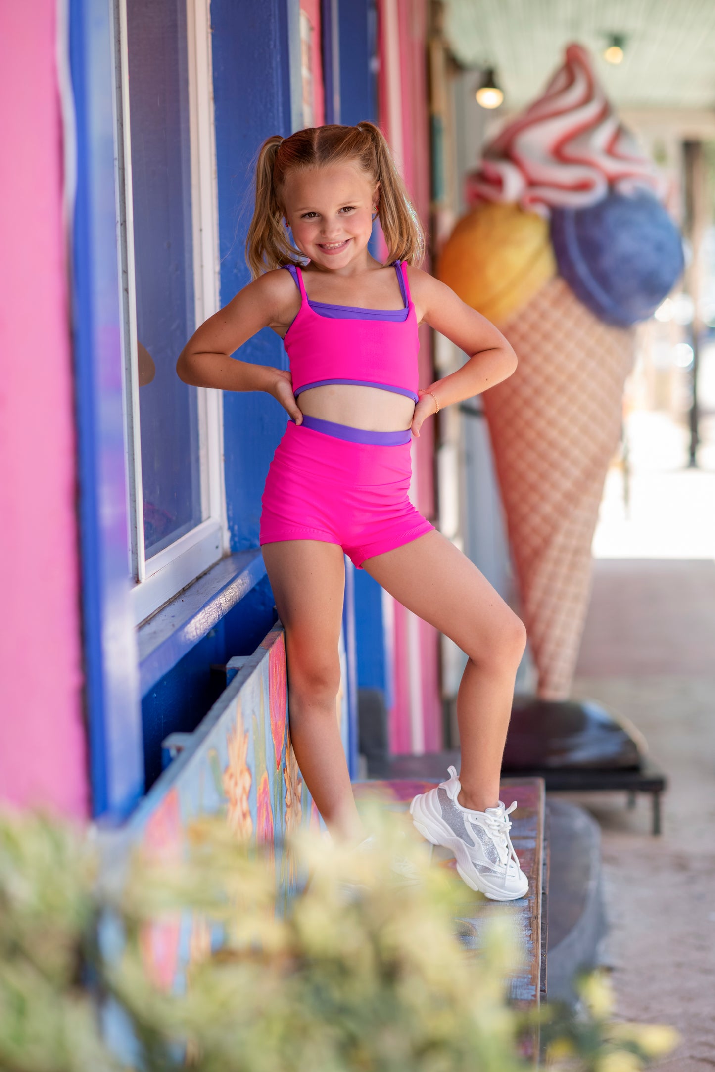 The Duo Bra | Hot Pink