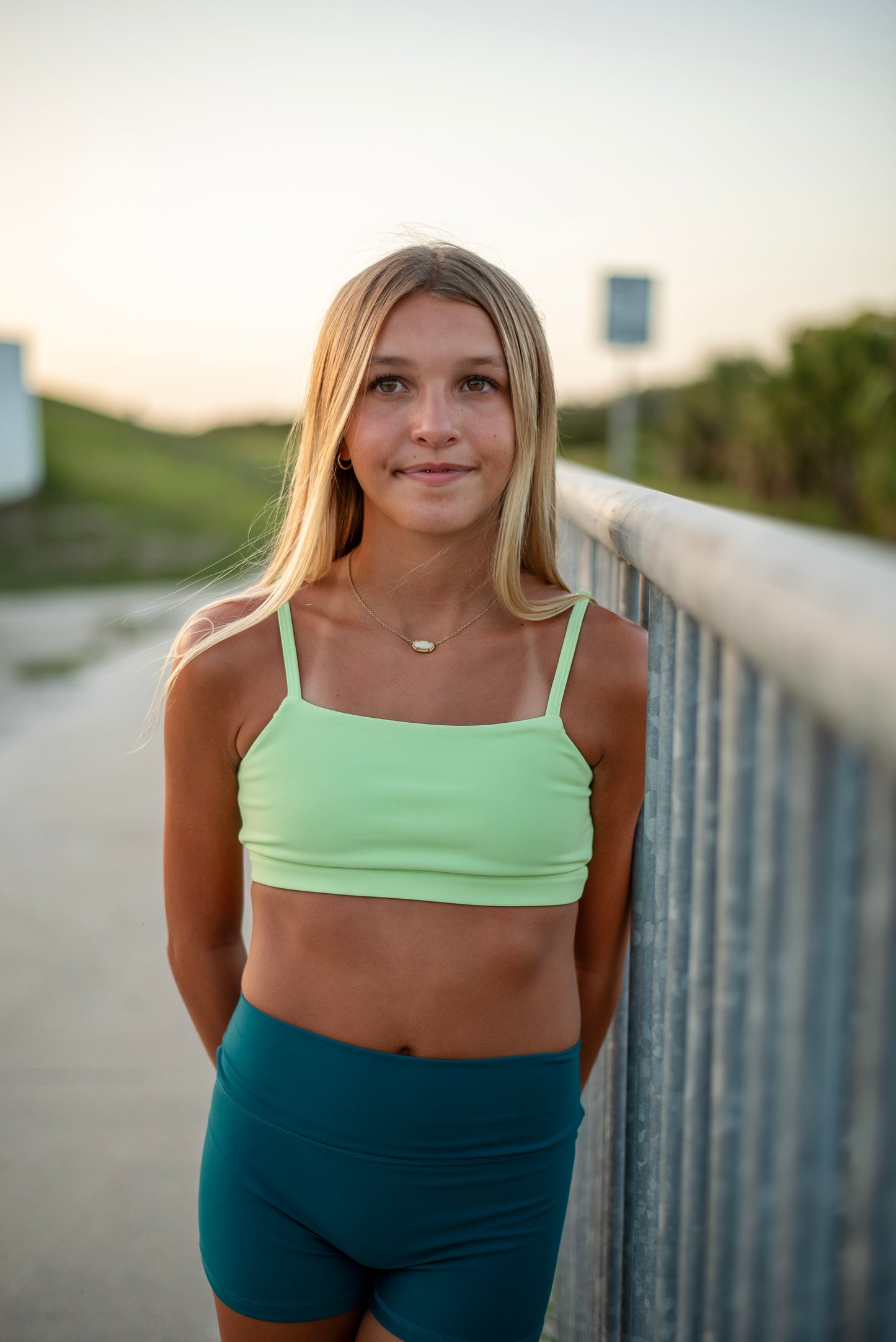 Free Flow Bra- Seafoam Green!