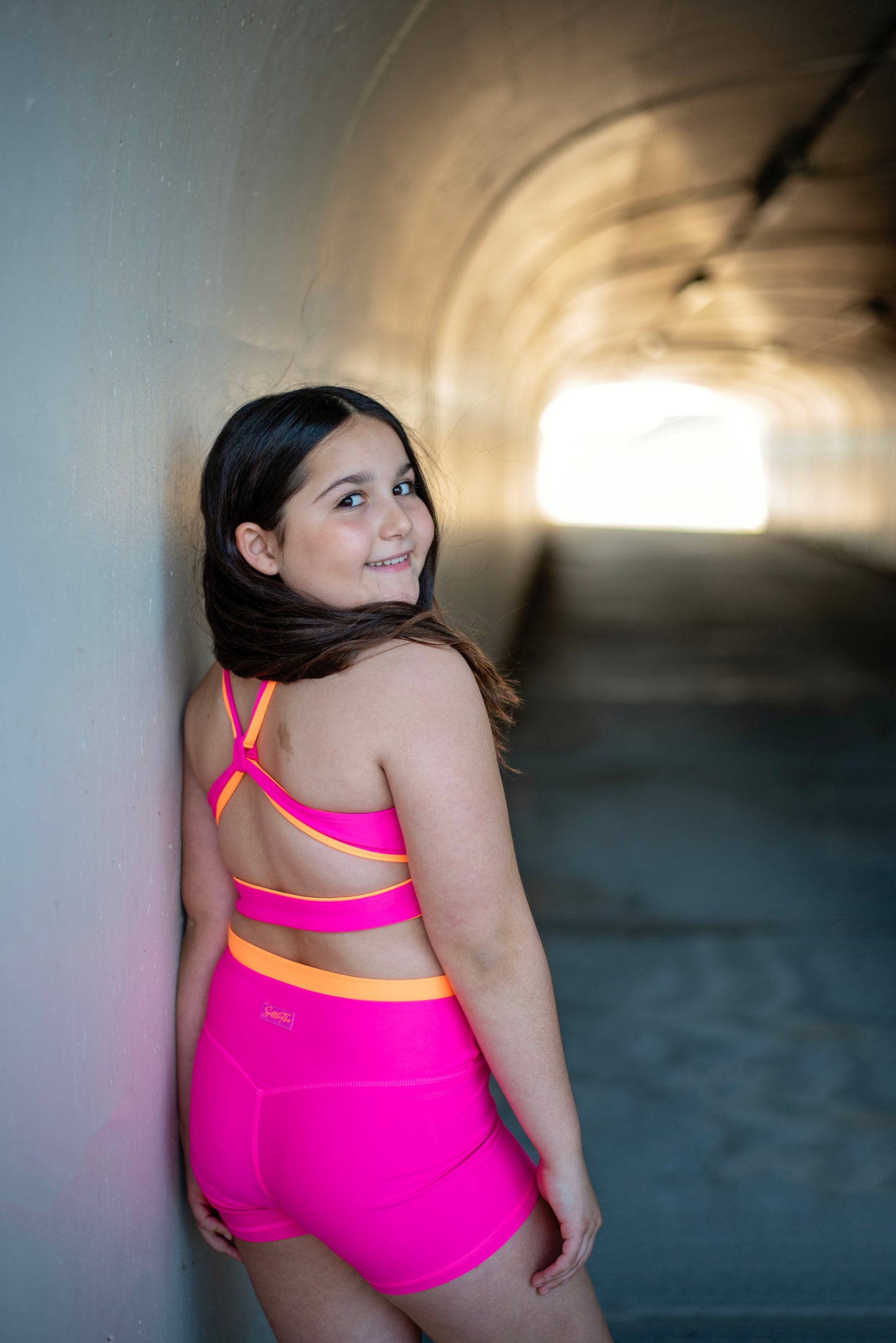 The Duo Shorts | Neon Summer Pink