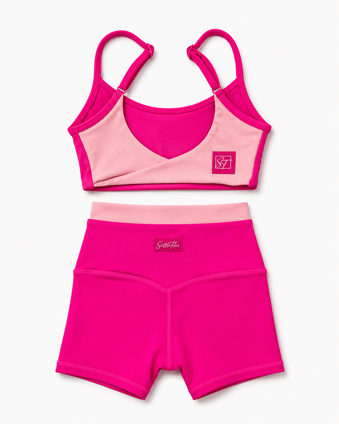The Twist & Shout Bra-Hot Pink