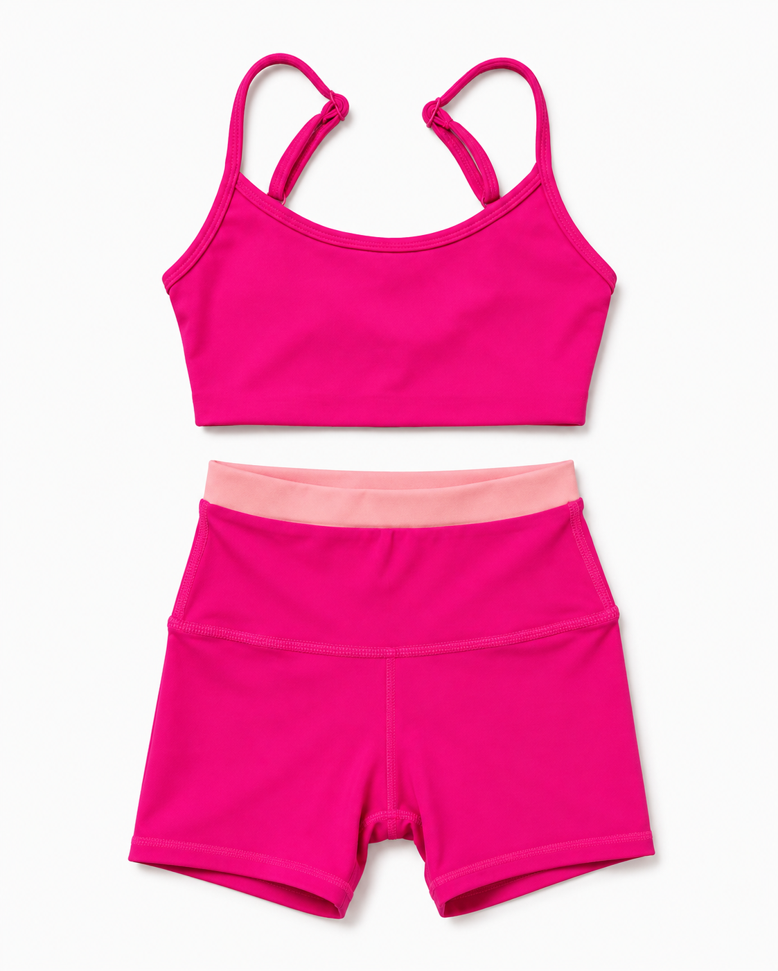 The Twist & Shout Bra-Hot Pink