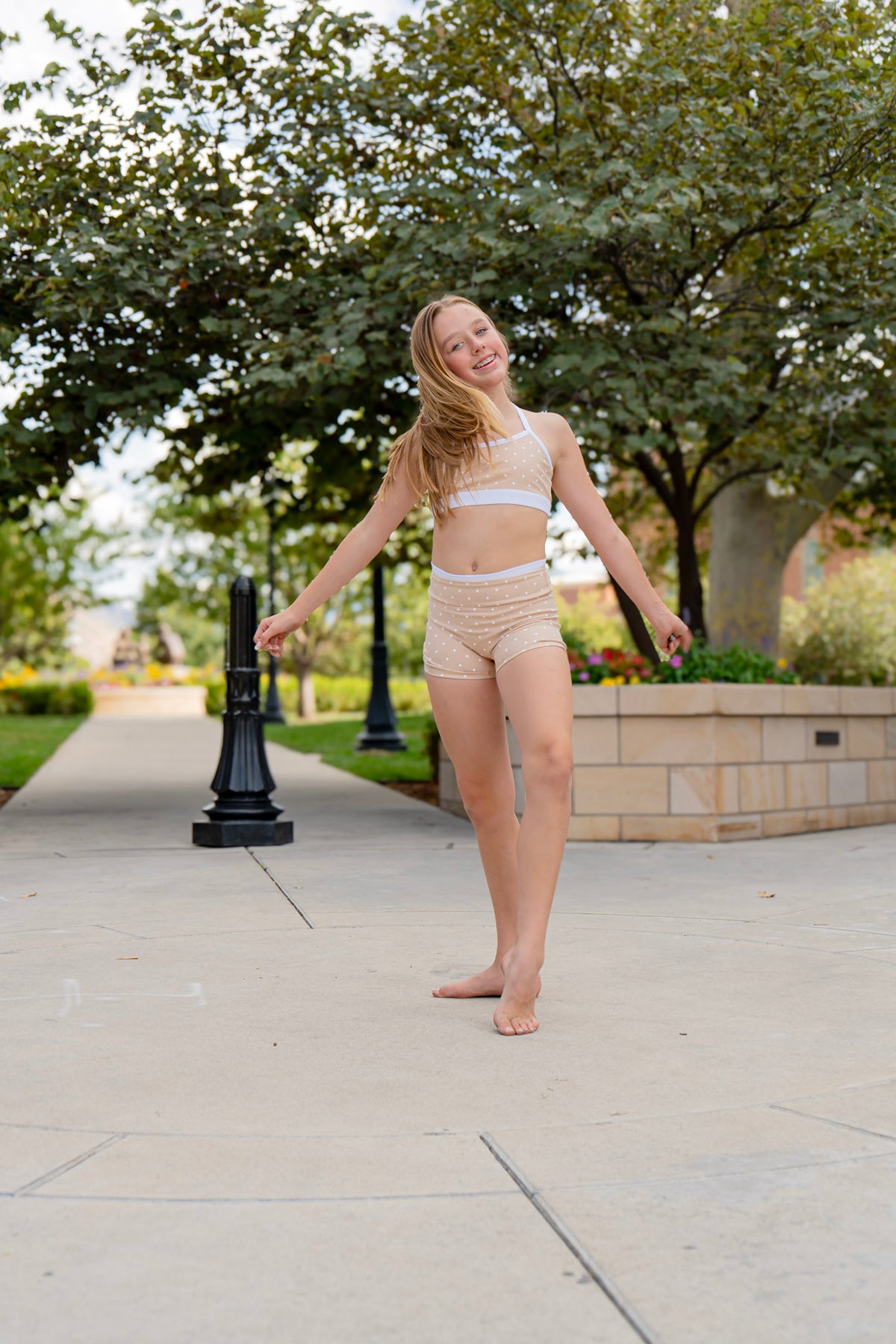 NEW! The Duo Short: Pop Rocks- Beige