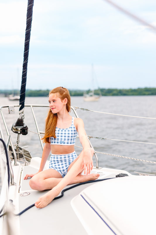 Limited Edition Bow Bra – Gingham Print