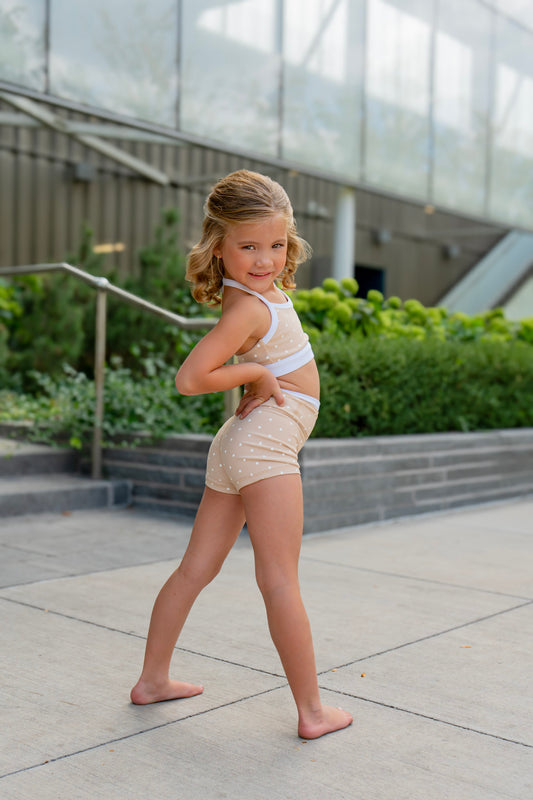 NEW! The Duo Short: Pop Rocks- Beige
