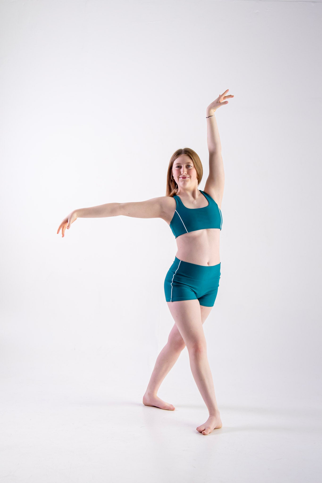 Stride Bra-Evergreen