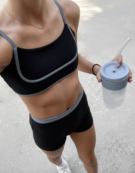 The Hydro Bra | Contrast Trim Dance Top PRE-ORDER