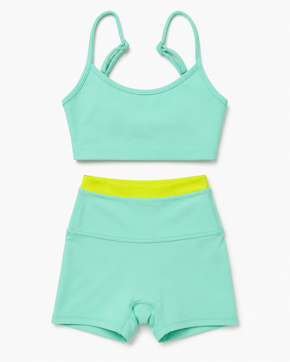 The Twist & Shout Bra-Mint Lime