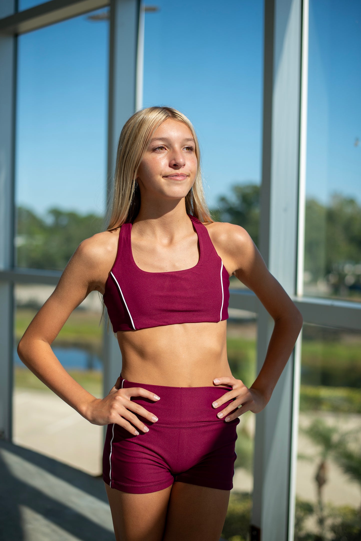 Stride Bra-Crushed Cranberry