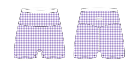 NEW! Limited Edition Duo Shorts – Lavendar Gingham