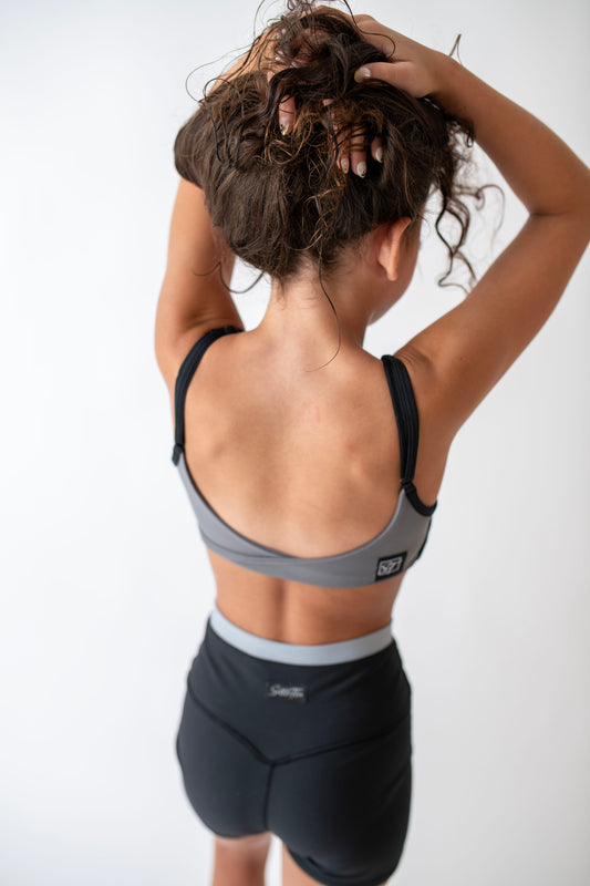 The Twist & Shout Bra- Slate Eclipse