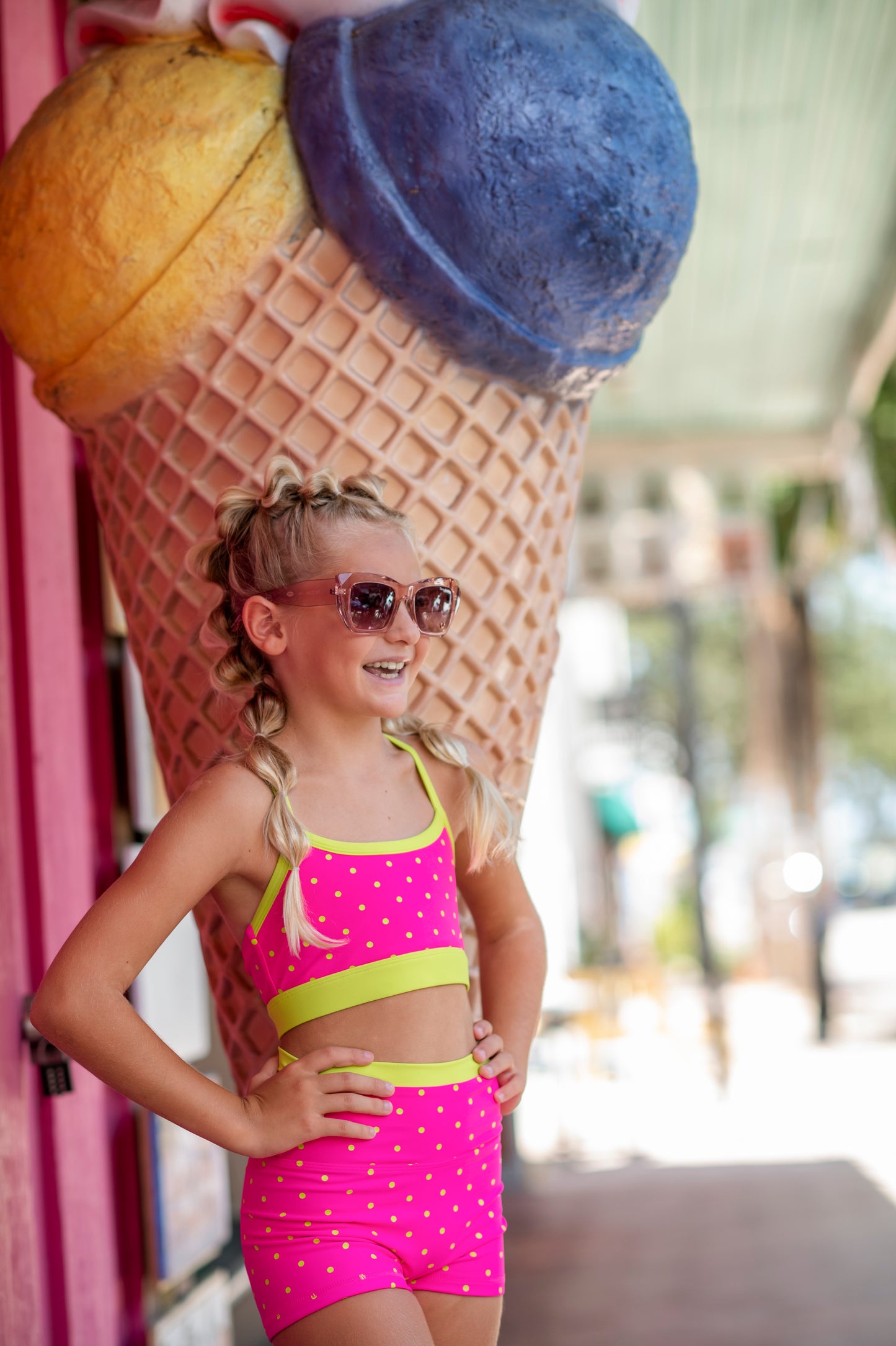 Pop Rocks Bra - Hot Pink