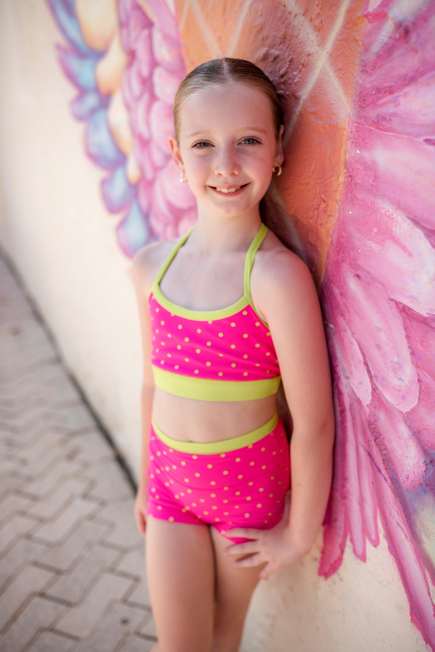 Pop Rocks Bra - Hot Pink