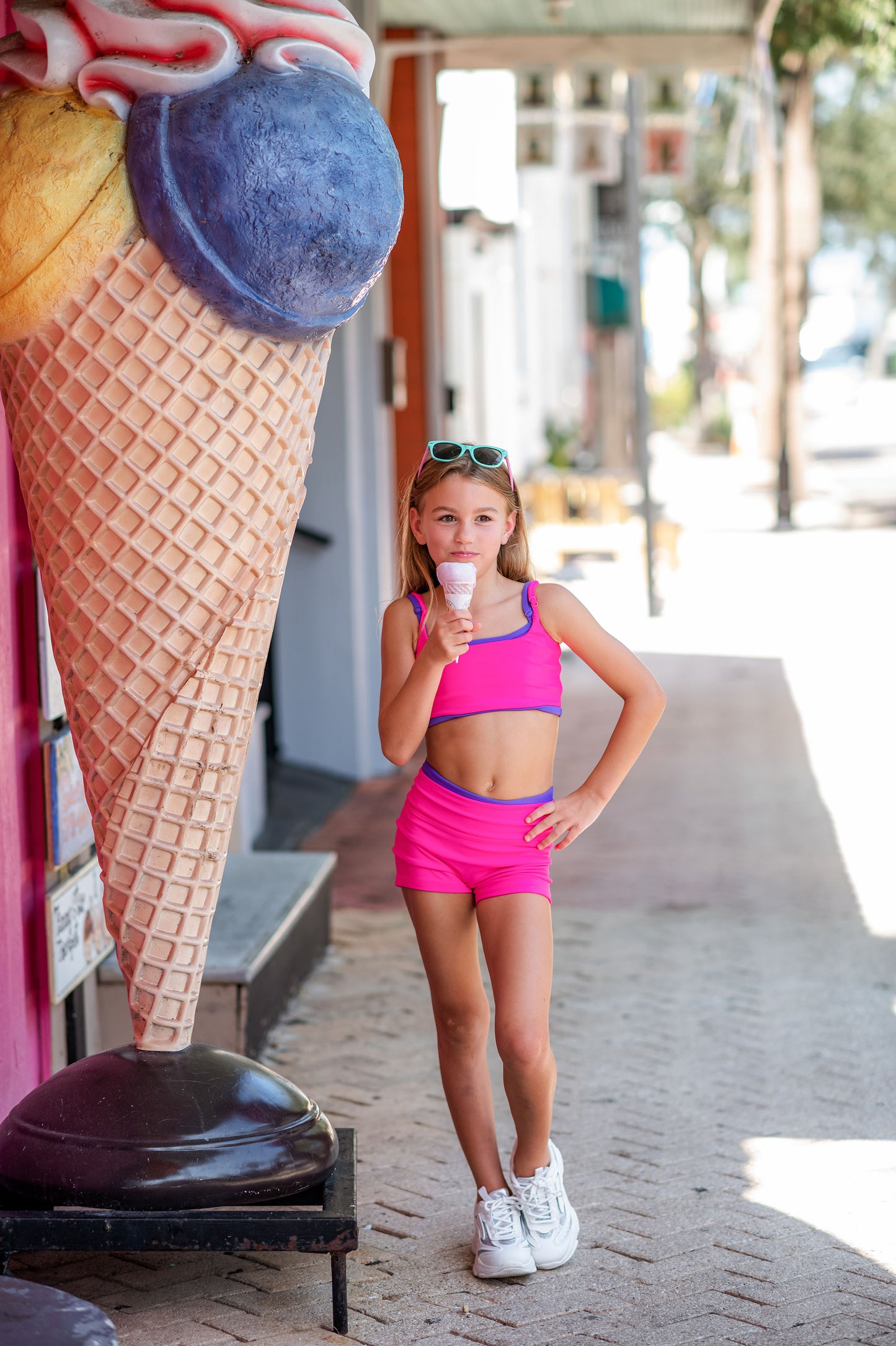 The Duo Shorts | Hot Pink
